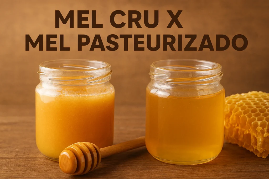 Diferenças entre o mel cru e pasteurizado